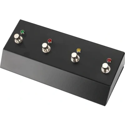 Afbeelding van Laney FS4 voetschakelaar pedaal met vier schakelaars led statusverlichting voor IRONHEART, VH, NEXUS