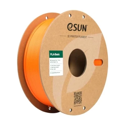 Afbeelding van eSUN PLA filament 1,75 mm, Basic nauwkeurigheid +/ 0,05 spoel van 1 kg (2,2 lbs) snel voor 3D printers, oranje