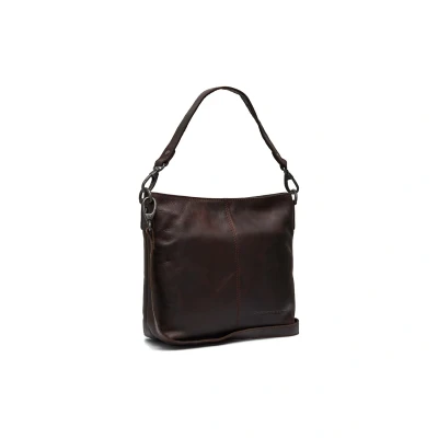 Afbeelding van The Chesterfield Brand Leren Schoudertas Bruin Jen