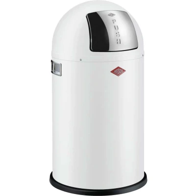 Afbeelding van Wesco Pushboy Junior Prullenbak 22 l Wit