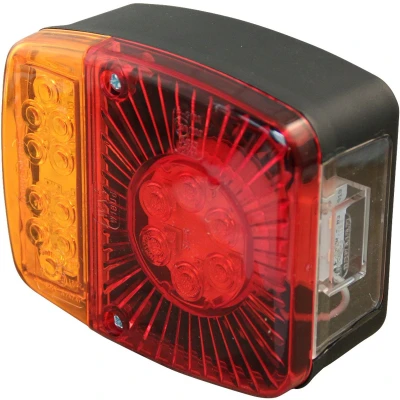 Afbeelding van Achterlicht WAS 475 , LED 12V 24V universeel 5 PIN&#039;s bajonet Achterlichten BouwmanAanhangwagens.nl