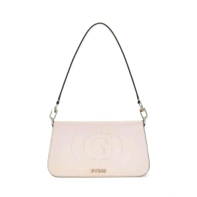 Afbeelding van GUESS Schoudertas Eco Mietta Flap Shoulder Bag Stone Beige