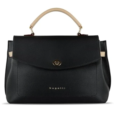 Afbeelding van bugatti Handtas Schoudertas Ella City Bag Black Zwart