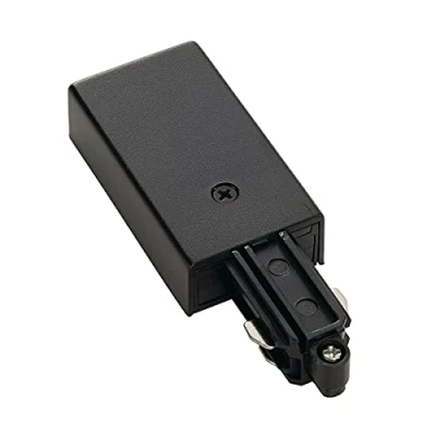 Image de Alimentation pour rail 1 allumage 230v, noir, terre gauche