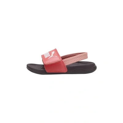 Afbeelding van PUMA Popcat 20 Backstrap Ac Inf slipsandalen, uniseks, baby, Perzik Frost Wit Midnight Plum Roze Fruit