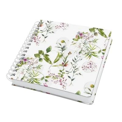 Afbeelding van Notitieboek Jolie A5 vierkant spiraal Fairytale Garden HC blanco 240pa