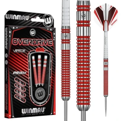 Image de Fléchettes Winmau Overdrive steeltip 23g