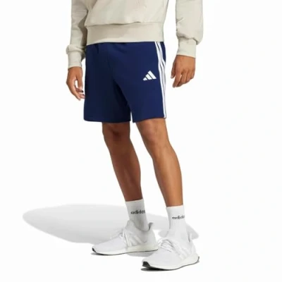 Afbeelding van adidas Homme ESSENTIAL THREE STRIPES FRENCH TERRY SHORT, dark blue/white, 4XL