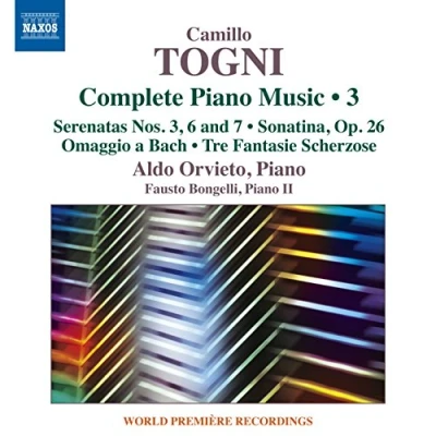 Afbeelding van Aldo Orvieto &amp; Fausto Bongelli Togni: Complete Piano Music 3 (CD)