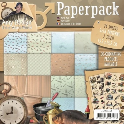 Afbeelding van Paperpack Amy Design Its a Mans World