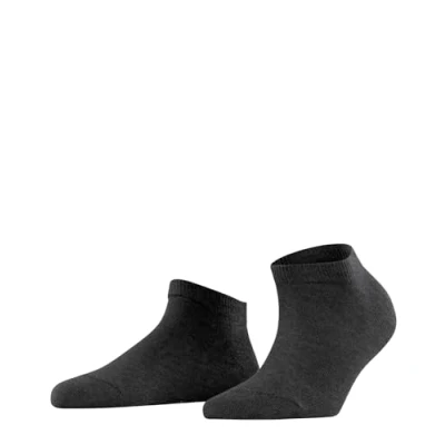 Afbeelding van FALKE Family W Sn katoen, duurzaam, effen, sportsokken voor dames (1 stuk), Antracietgrijs Melange 3089, 35 38