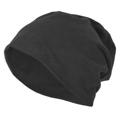 Afbeelding van Build your Brand Jersey Beanie BY002 Charcoal (Heather)