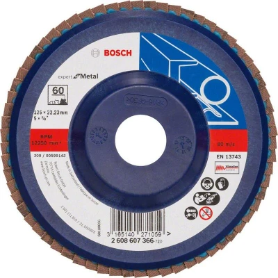 Afbeelding van Bosch Accessories 2608607366 X551 Lamellenschijf Diameter 125 mm Boordiameter 22.33 Staal 1 stuk(s)