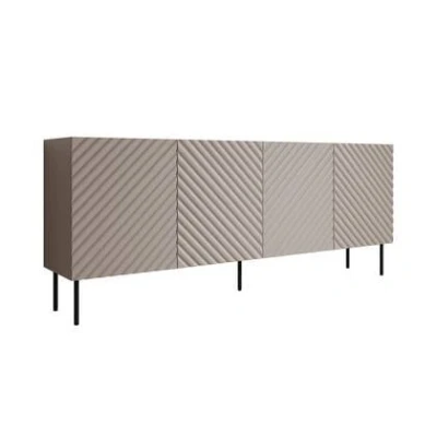 Afbeelding van Meubella Dressoir Laguna Beige 200 cm