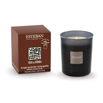 Afbeelding van Esteban Classic Teck &amp; Tonka Geurkaars 180gr