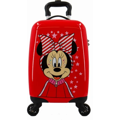 Afbeelding van Disney Harde Koffer / Trolley Reiskoffer 45 cm (S) Minnie Mouse Rood