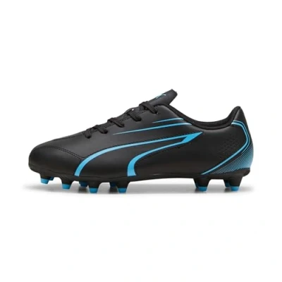 Afbeelding van Puma Vitoria FG/AG Junior Football Boots Black/Luminous Blue 3.