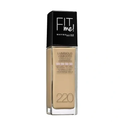 Afbeelding van Maybelline New York FIT ME! Liquid Makeup Foundation, Dames, Maat: 30 ml, 220 natural beige