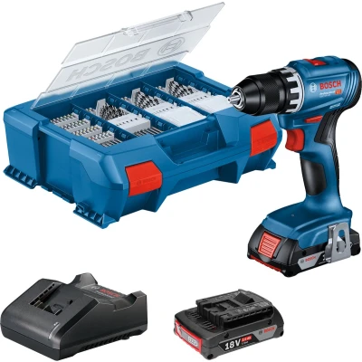 Afbeelding van Bosch Professional GSR 18V 45 06019K3205 Accu schroefmachine, schroefboormachine 18 V Li ion Brushless