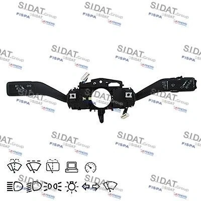 Afbeelding van FISPA 431164 Stuurkolomschakelaar met dimlicht, hoeklamp VOLKSWAGEN: GOLF 6, Touran I, Scirocco III, SKODA: Octavia II Hatchback