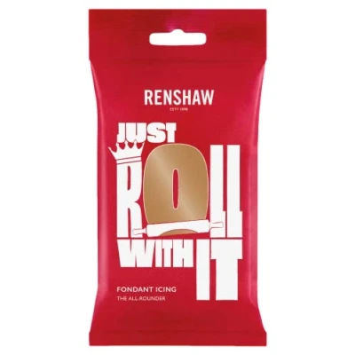 Image de Renshaw Teddy Bear Just Roll With It Glaçage fondant pour gâteaux Marron 250 g