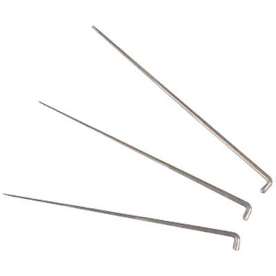 Afbeelding van Creotime Viltnaalden Fijn/medium/grof 7,5 Cm Staal Zilver 3 delig