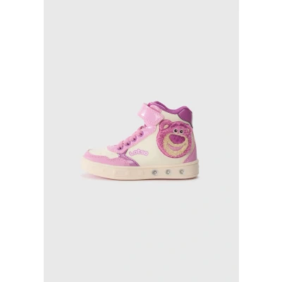 Afbeelding van Geox J Skylin Girl, sneakers voor meisjes, Dk Pink Lt Ivoor