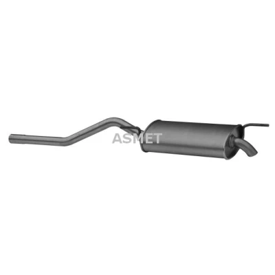 Afbeelding van ASMET 03.074 Einddemper VOLKSWAGEN: Caddy 2 Kastenwagen, 2, SEAT: Inca