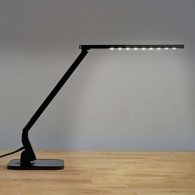 Afbeelding van Lindby LED bureaulamp met touchdimmer 1licht metaal, kunststof H: 38 cm zwart Inclusief lichtbron