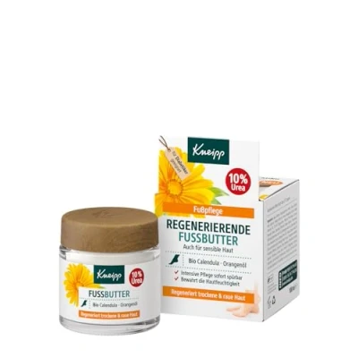 Afbeelding van Kneipp Regenererende voetboter, ook geschikt voor de gevoelige huid, biologische calendula en sinaasappelolie, intensieve verzorging direct merkbaar, 100 ml