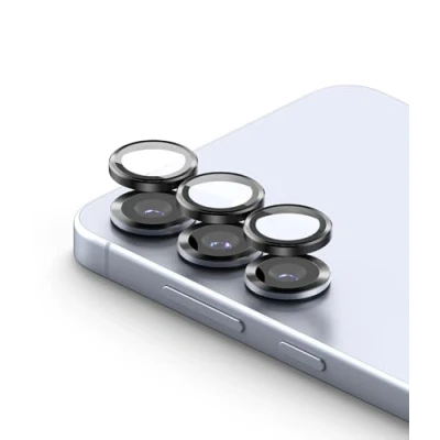 Afbeelding van Ringke Film de Protection pour objectif d&#039;appareil photo compatible avec Samsung S25 verre trempé 9H l&#039;appareil Cadre en aluminium d&#039;objectif anti rayures