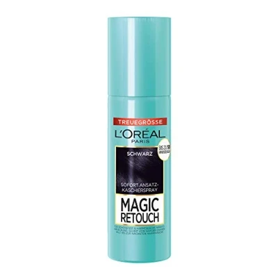 Afbeelding van L&#039;Oréal Paris Magic Retouch spuitbus, zwart, 75 ml, metaal, 3 stuks