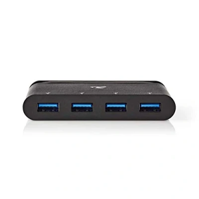 Image de Nedis TCARF200BK Concentrateur (hub) 4 x SuperSpeed USB 3.0 de bureau