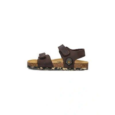 Afbeelding van Develab Sandalen voor kinderen, Maat: 27, Bruin Leer