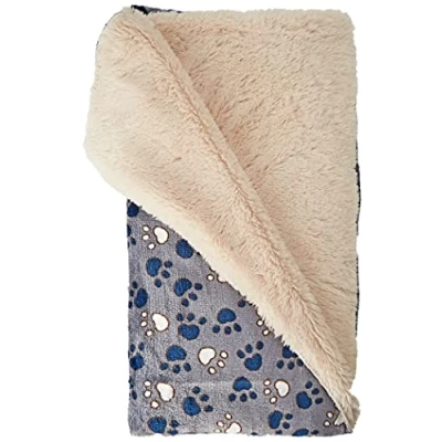 Afbeelding van TRIXIE DEKEN TAMMY BLAUW / BEIGE