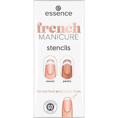 Afbeelding van Essence French Manicure Sjablonen, Snel Resultaat, Franse (60 stuks)