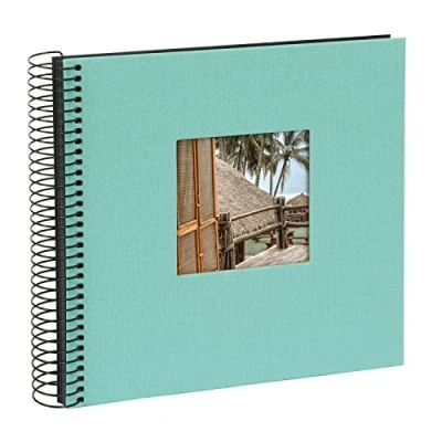 Afbeelding van Goldbuch Spiraal fotoalbum Bella Vista Aqua 20x20 cm
