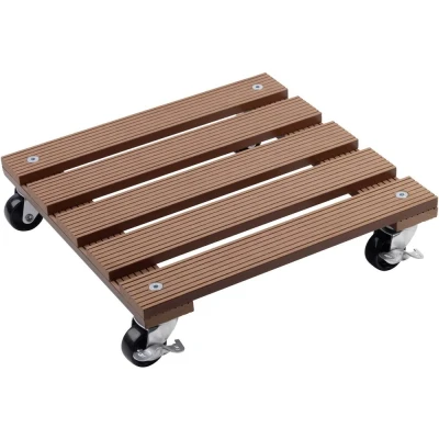 Afbeelding van Metafranc WU0825100 Transportroller Houtcomposiet (WPC) Laadvermogen (max.): 60 kg 300 mm x 73 Aantal rollers 4