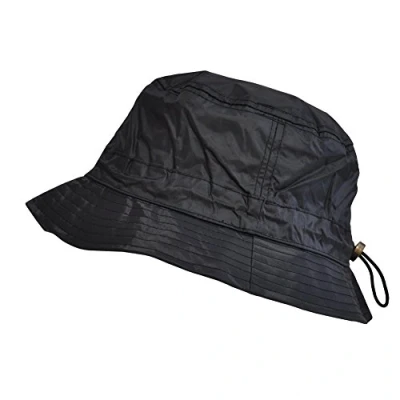 Afbeelding van TOUTACOO, Regenhoed, Rain Bob Verstelbaar Nylon Look, 01 Zwart/ 00, M