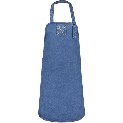 Afbeelding van Witloft Denim Schort Lang Donkerblauw