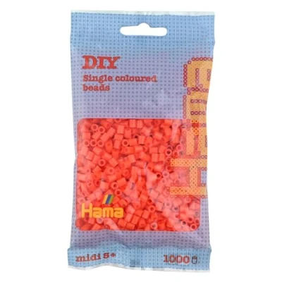 Image de Hama 207 04 Loisirs Créatifs Perles et Bijoux Sachet 1000 Orange