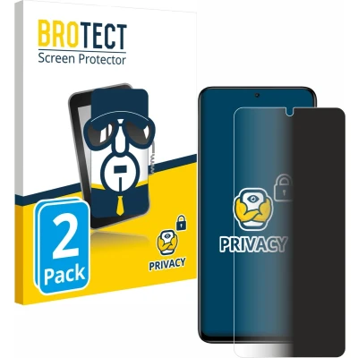 Afbeelding van BROTECT privacy screenprotector voor Xiaomi Redmi Note 11 Pro+ 5G Folie Beschermfolie Blauwlichtfilter (2 Stuks)