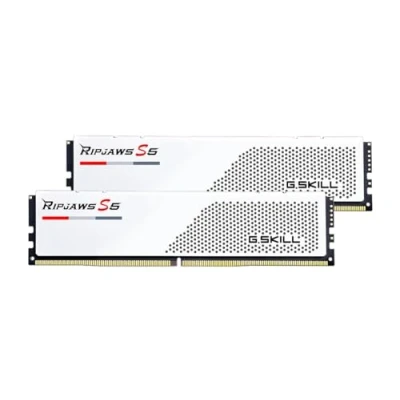 Afbeelding van G.Skill Ripjaws S5 Werkgeheugenset voor PC Retail DDR5 32 GB 2 x 16 Non ECC 6000 MHz 288 pins DIMM CL36 F5 6000J3648D16GX2 RS5W