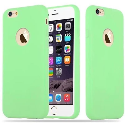 Afbeelding van Cadorabo Hoesje geschikt voor Apple iPhone 6 PLUS / 6S in CANDY PASTEL GROEN Beschermhoes gemaakt van flexibel TPU silicone Case Cover