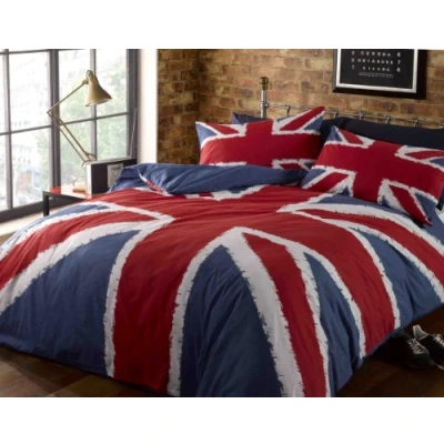 Afbeelding van Dekbedovertrek Union Jack Lits jumeaux