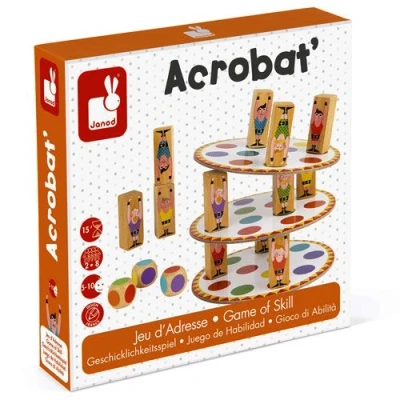 Afbeelding van Janod behendigheidsspel acrobaten toren