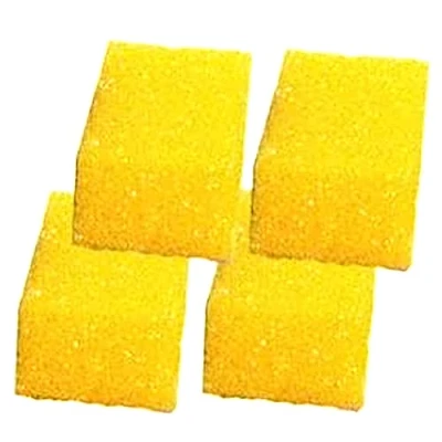 Afbeelding van BricolagePro 22 reinigingssponzen zilversteen, witte steen en kleisteen reinigt zonder krassen 10 x 6 4 cm