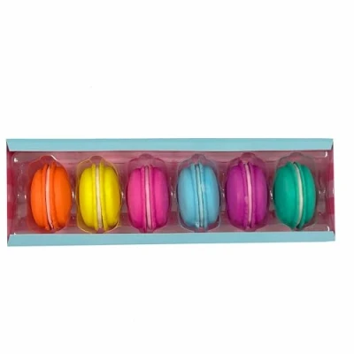 Afbeelding van Tinc Macaron gomset voor kinderen, bevat 6 gummen, corrigeer fouten gemakkelijk, ideaal gebruik op school en huiswerk, jongens meisjes, schrijfwaren