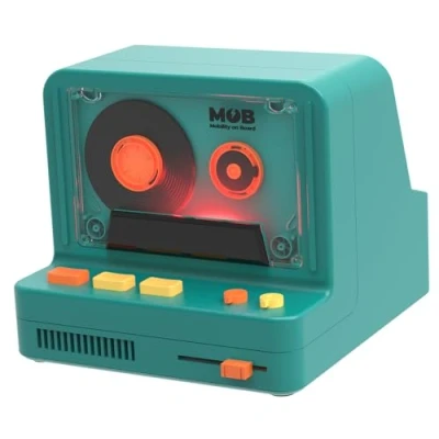 Afbeelding van Mobility on Board, RS 80 Retro Look Bluetooth Luidspreker Polaroid 5W, Pauwblauw