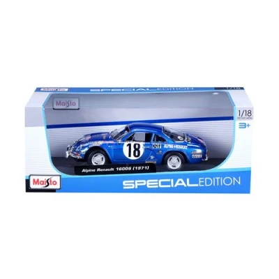 Afbeelding van Maisto Miniatuurauto Alpine Renault 1600 S Monte Carlo schaal 1/18